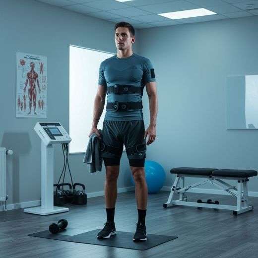 Sportler im Trainingsraum